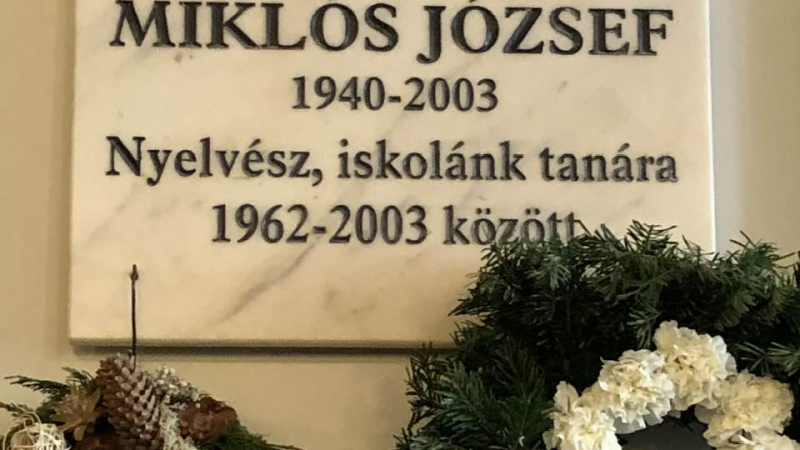Miklós József emlékünnepség